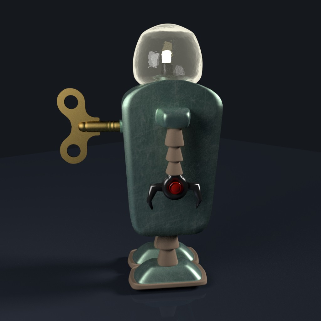 Retro Windup Robot preview image 2